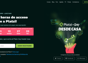 Platzi plataforma de educación más grande a nivel Latinoamérica, estará gratis por 48 hrs