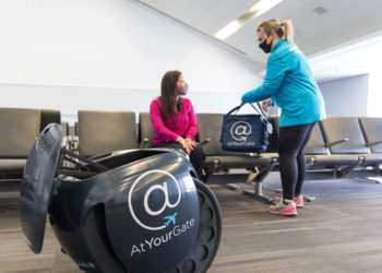 “Gita”, un robot estilo Star Wars que entrega alimentos en un aeropuerto