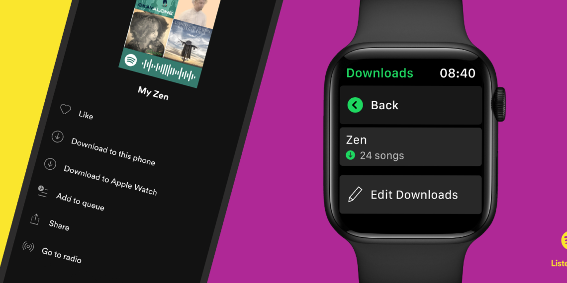 Spotify mejora su experiencia para Apple Watch