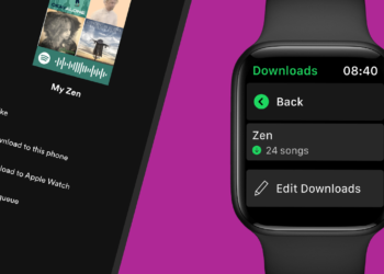Spotify mejora su experiencia para Apple Watch