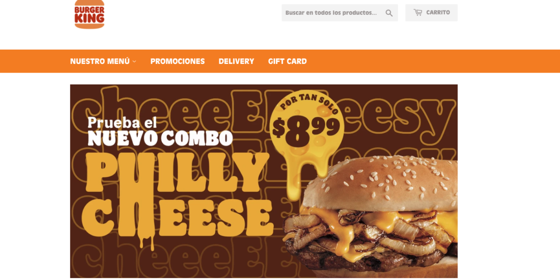 Tienda online y delivery, el éxito de Burger King en Venezuela
