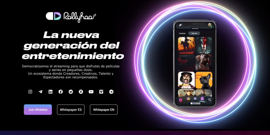 Rollyhoo, la app de streaming que te permite invertir en una productora de cine