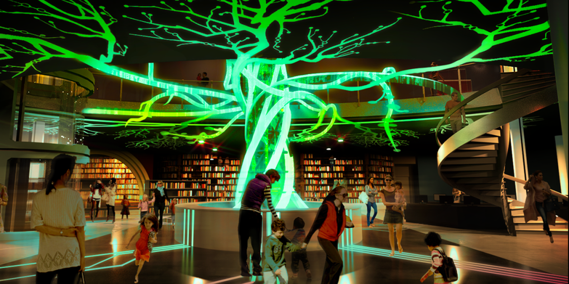 Cybrarium, una biblioteca con realidad virtual