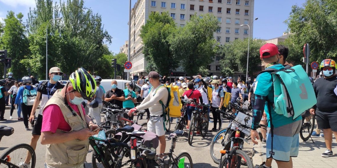 repartidores-ley-rider-manifestaciones-madrid