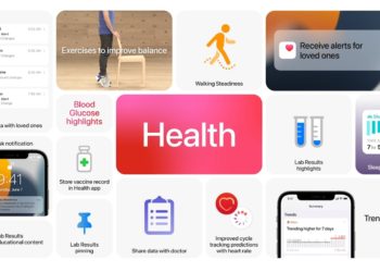 Apple actualiza su app de salud en iOS 15
