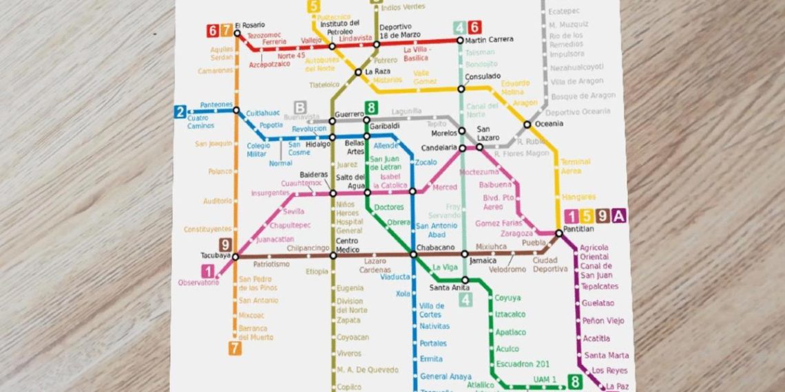 Así puedes usar el mapa 3D del Metro de la CDMX usando Instagram