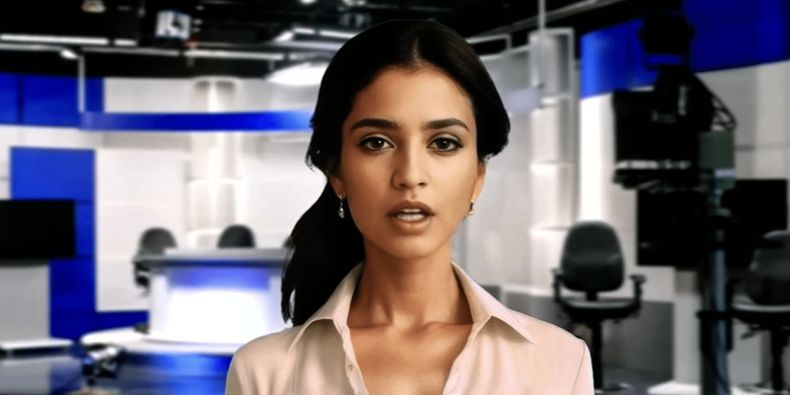 Asia estrena conductoras hechas por IA