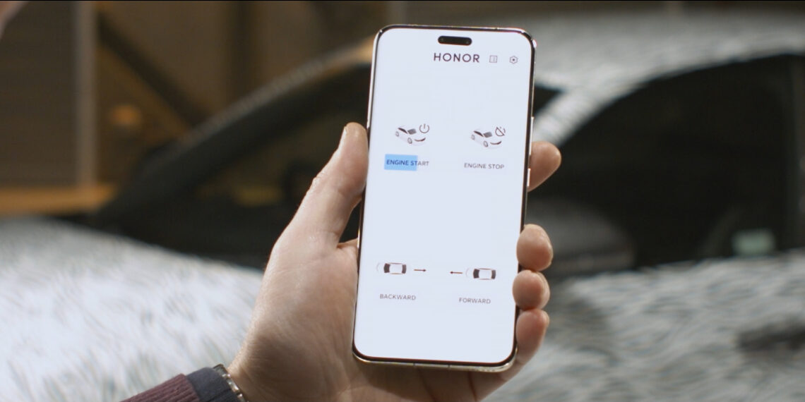 Honor Magic6 Pro permite manejar un automóvil autónomamente