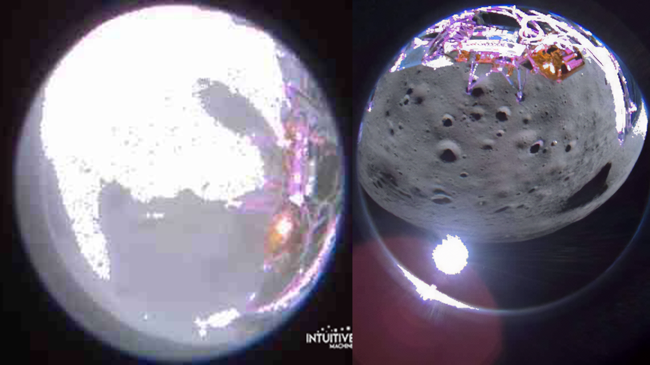 La Sonda Odysseus envía las primeras imágenes de la luna