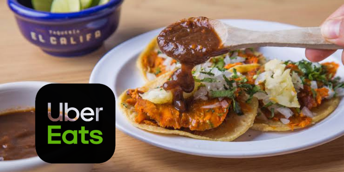Feliz día del taco, nos desea Uber Eats