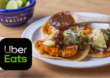 Feliz día del taco, nos desea Uber Eats
