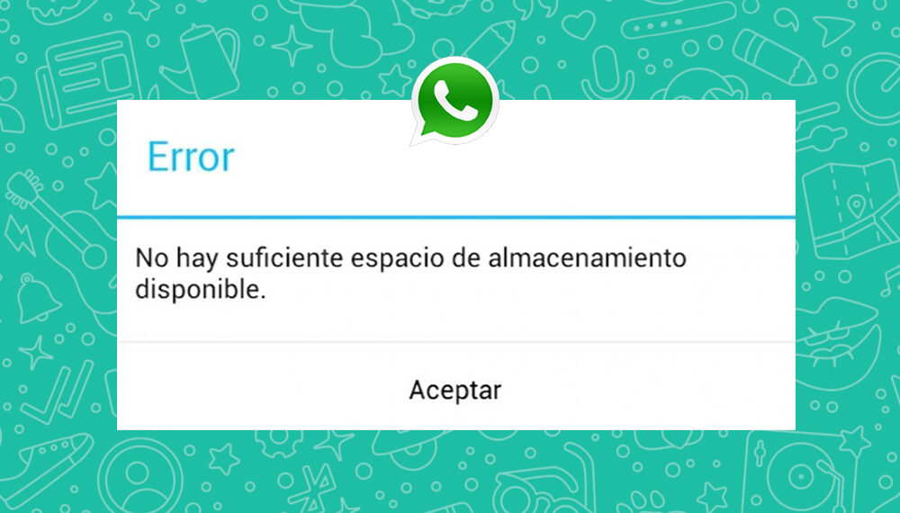 Así puedes liberar espacio en tu celular desde whatsapp
