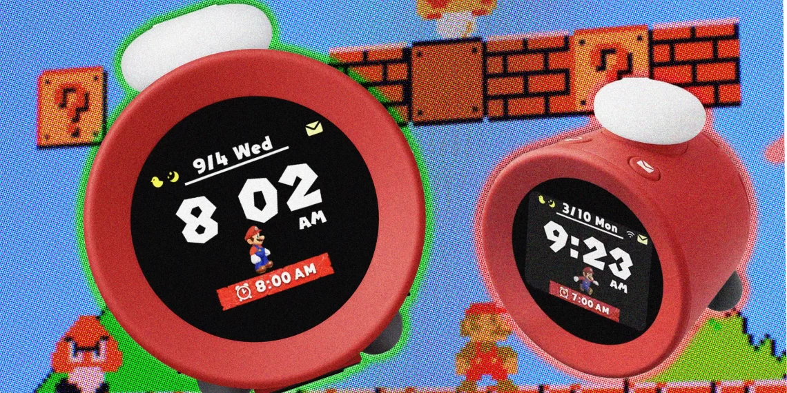Nintendo lanza despertador ideal para los más dormilones