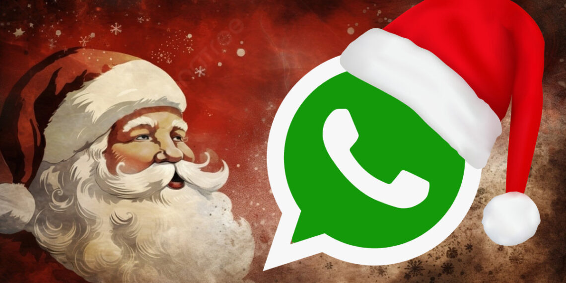 ¿Cómo puedes activar el modo Santa Claus en Whatsapp?
