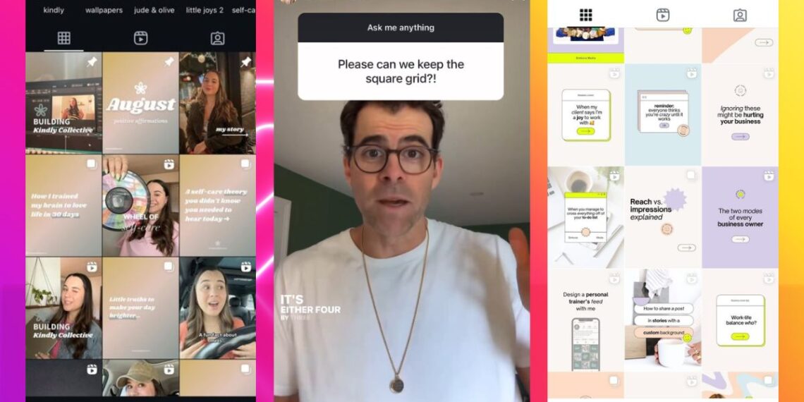 ¿Se puede cambiar el formato que recién ha estrenado instagram?