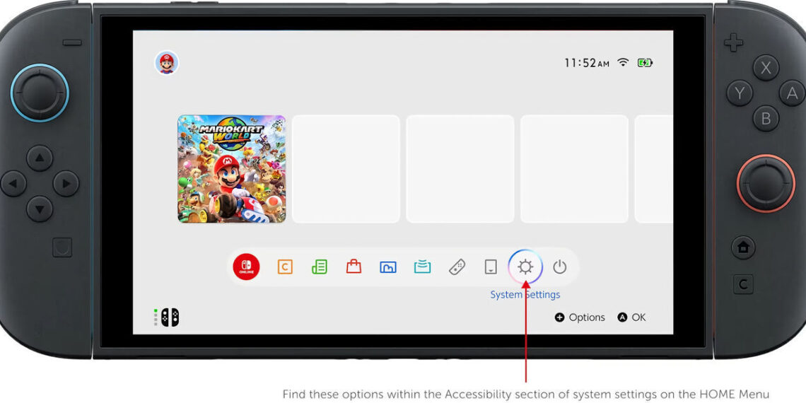 Así será el menú del Nintendo Switch 2 ¿qué cambios tendrá?