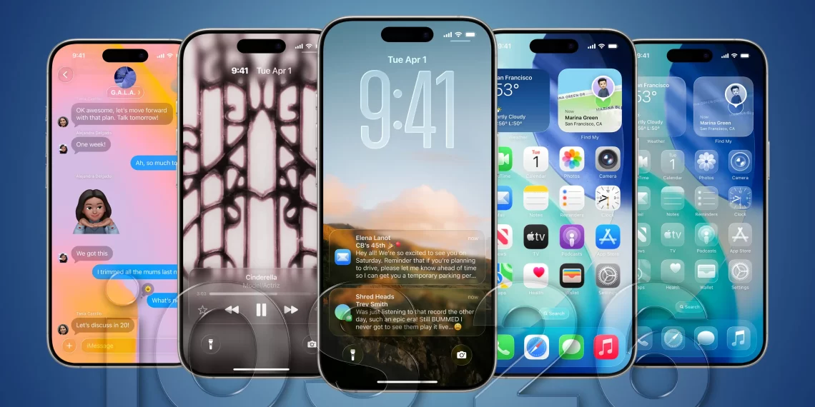 Así lucirá iPhone tras la actualización a iOS 26