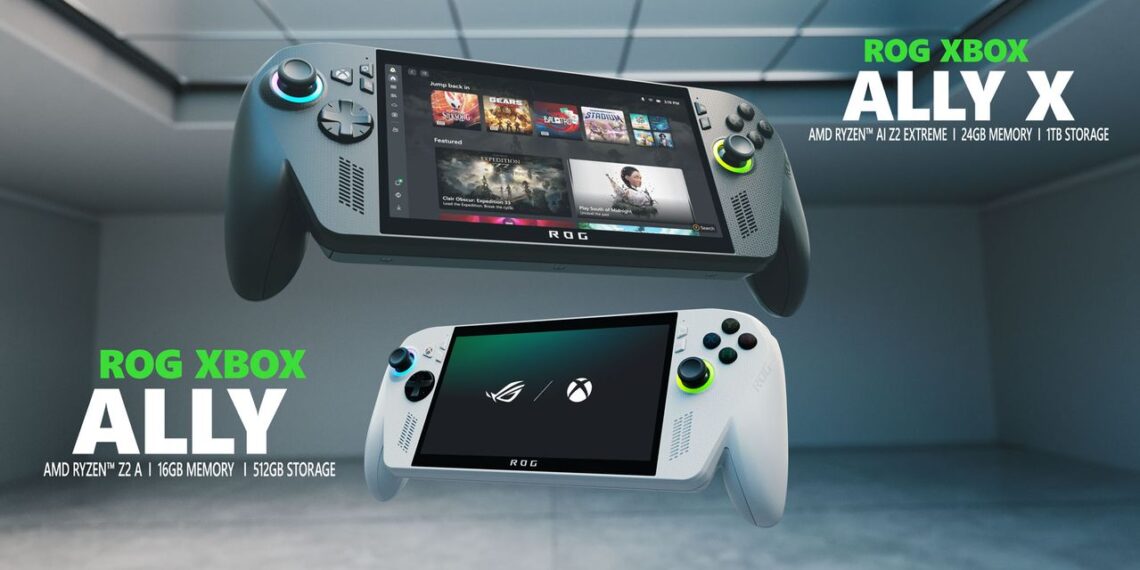 Xbox y ASUS lanzan preventa de sus nuevas consolas portátiles