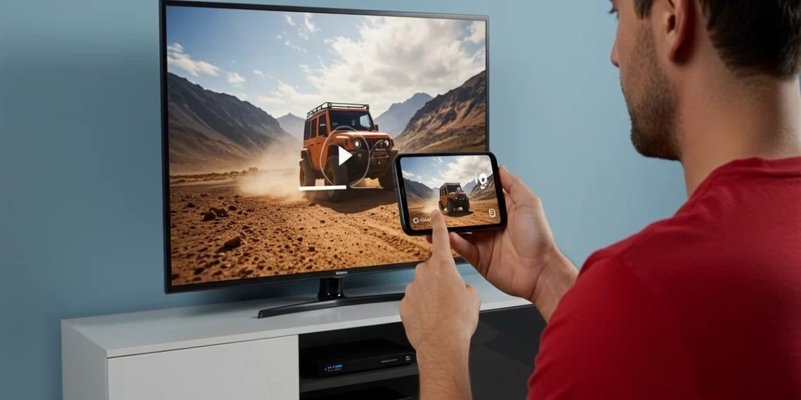 ¿Cómo duplicar la pantalla del celular en un Smart TV sin cables?