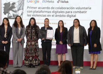Gobierno federal y gigantes tecnológicos firman pacto contra la violencia digital